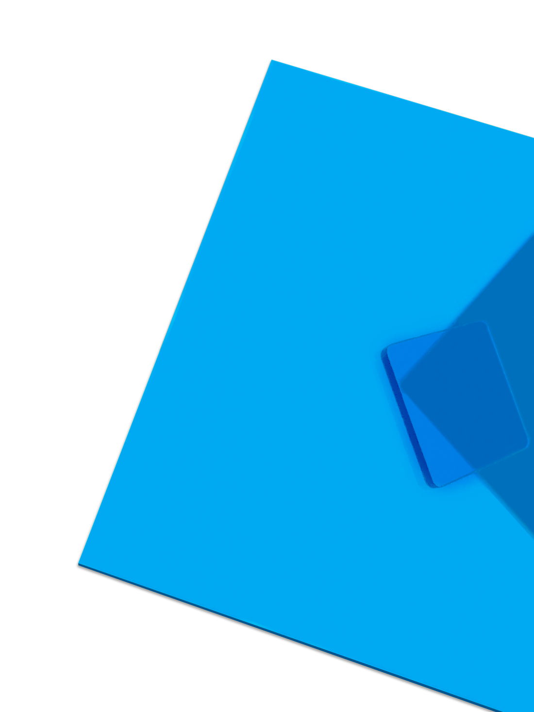 1/8” Clear Colour Acrylic - Light Blue