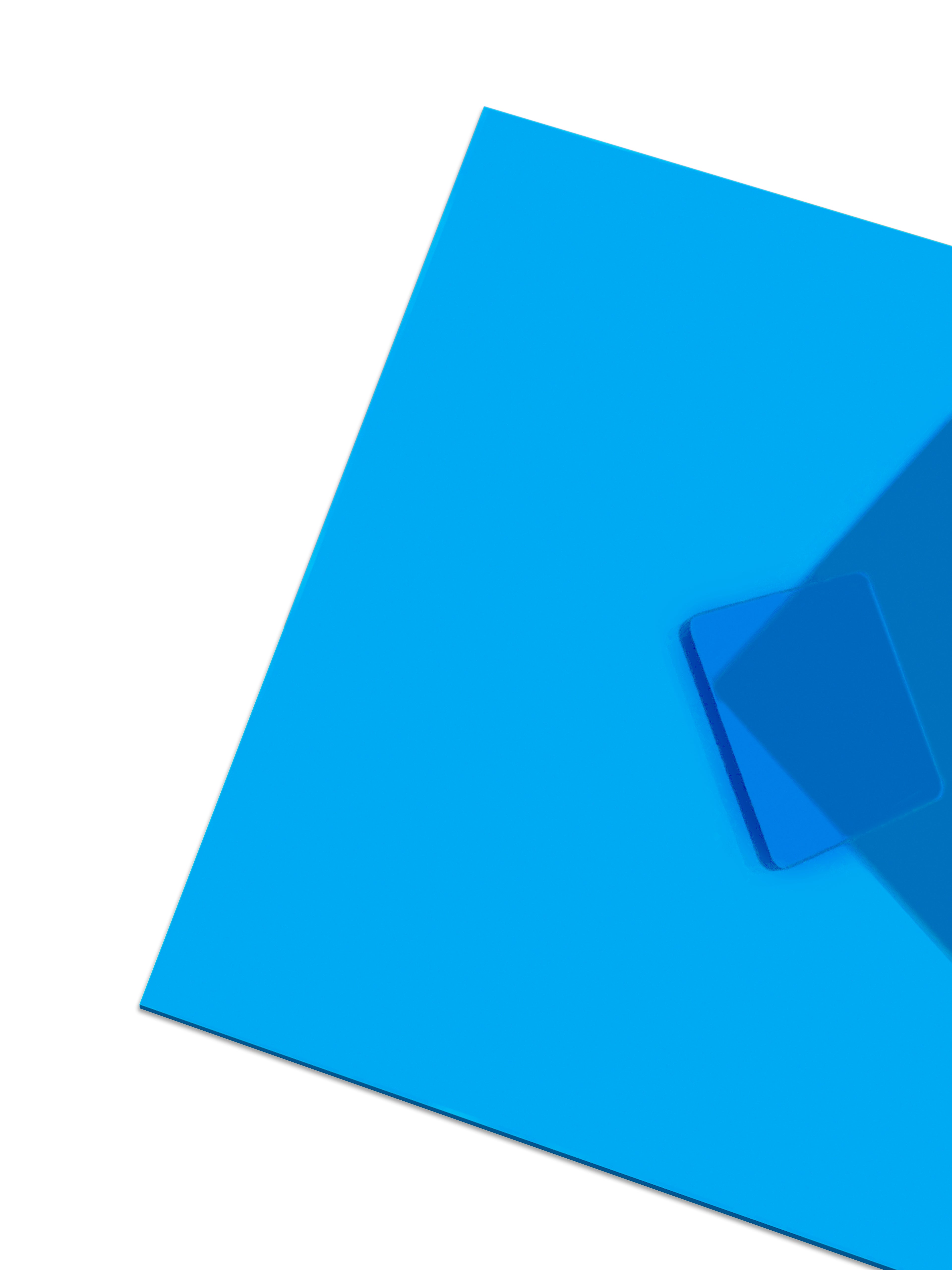 1/8” Clear Colour Acrylic - Light Blue
