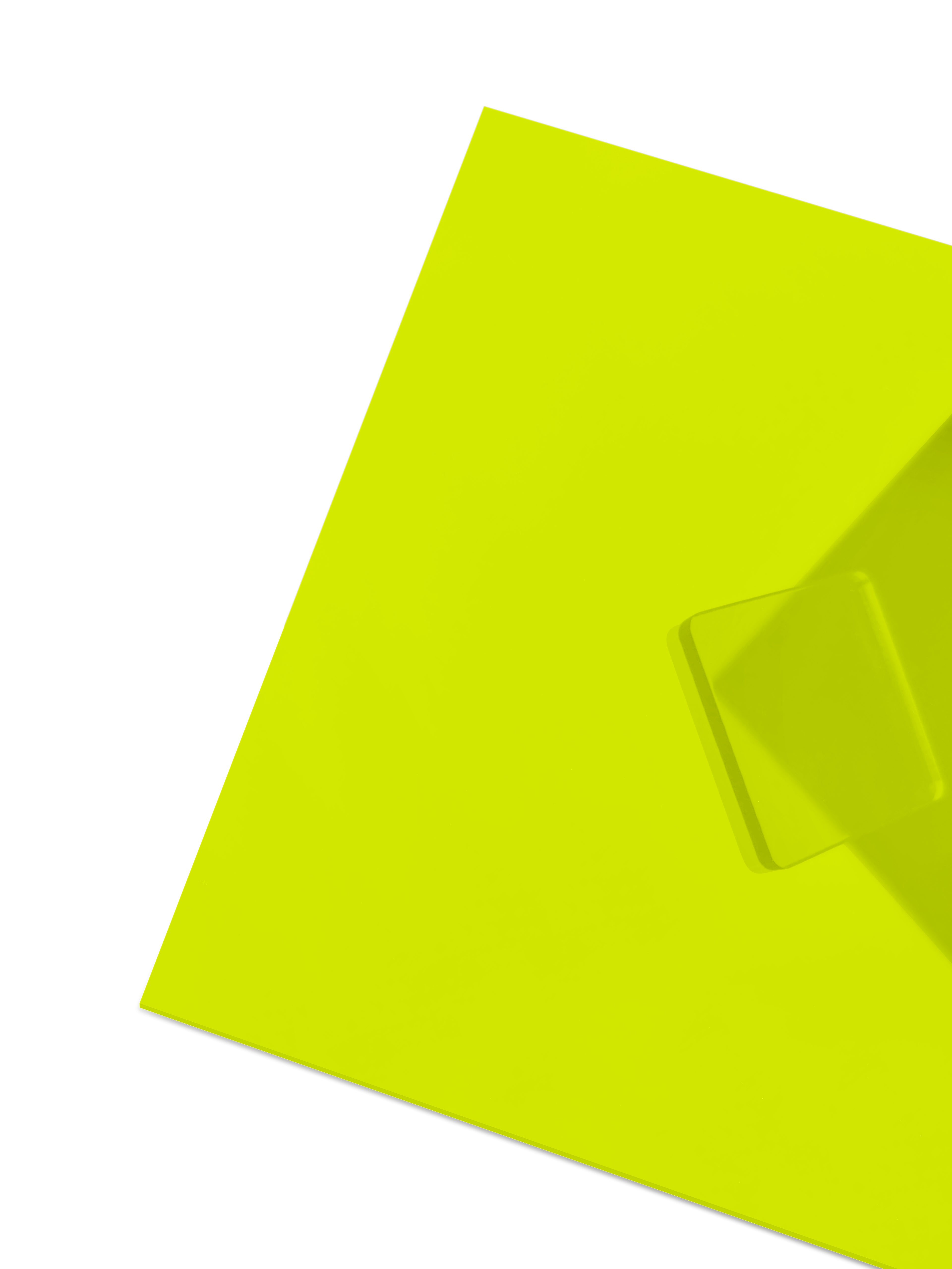 1/8” Clear Colour Acrylic - Neon Yellow (previously &