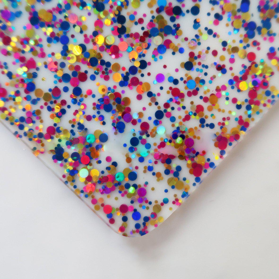 1/8” Confetti Acrylic - Birthday Celebration - COHn Acrylics