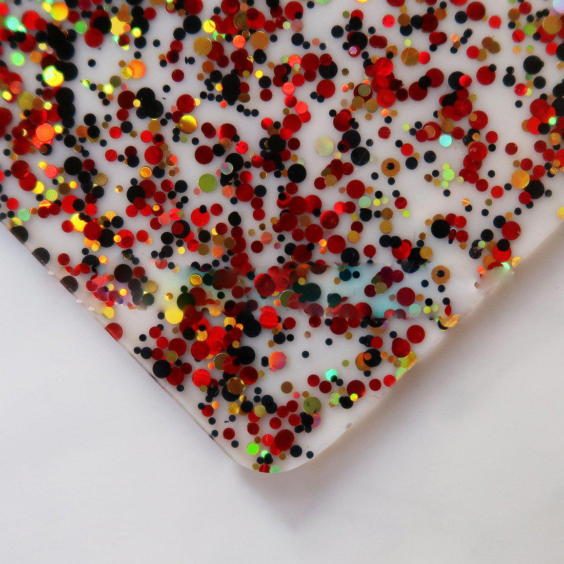 1/8” Lava - Confetti cast acrylic sheets