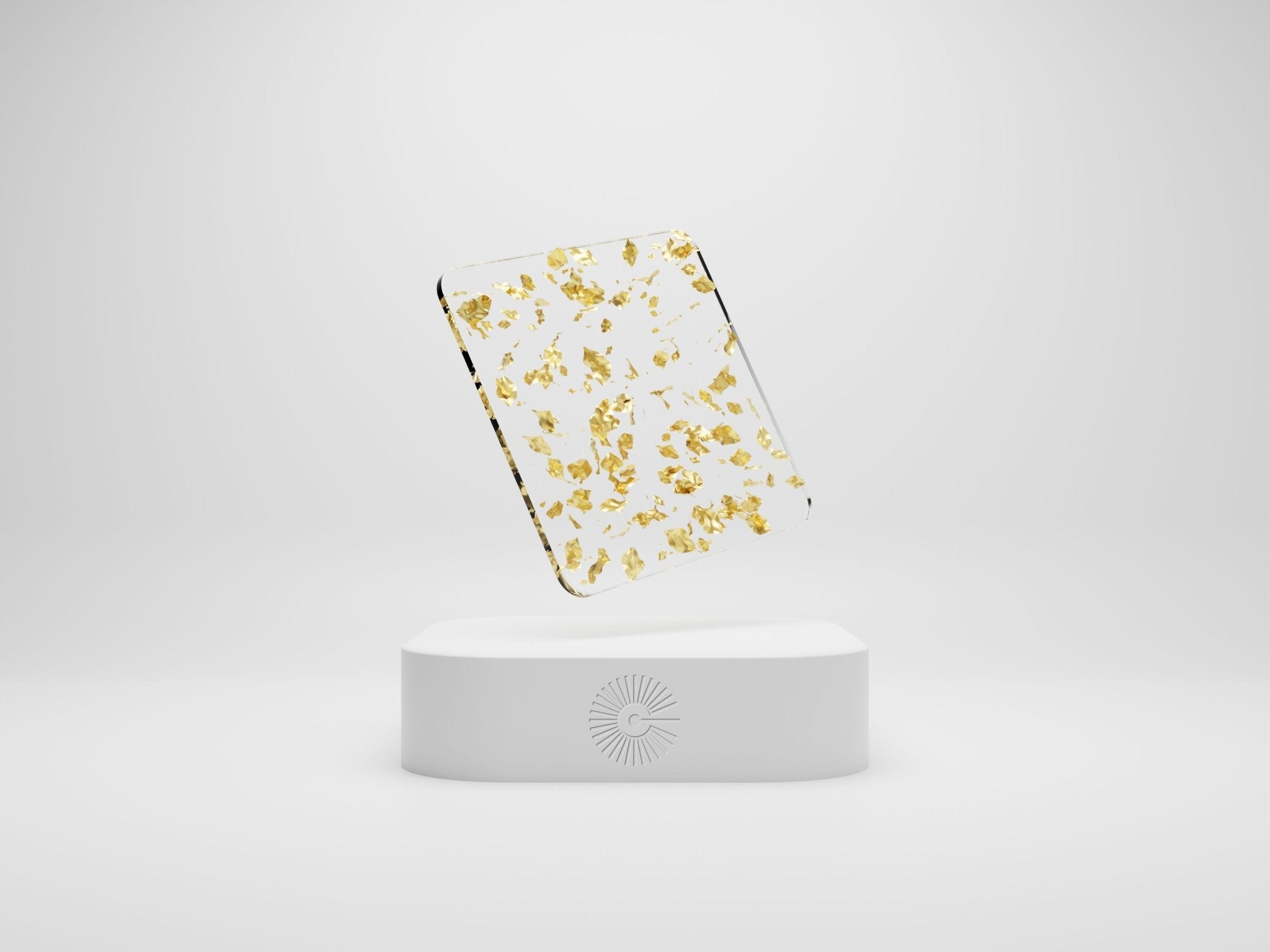 1/8" Flakes Acrylic - Gold - COHn Acrylics