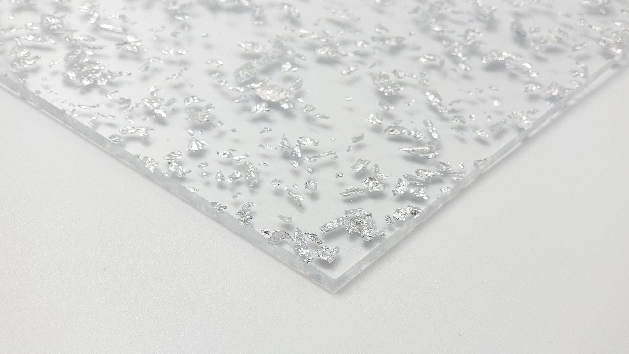 1/8" Flakes Acrylic - Silver - COHn Acrylics