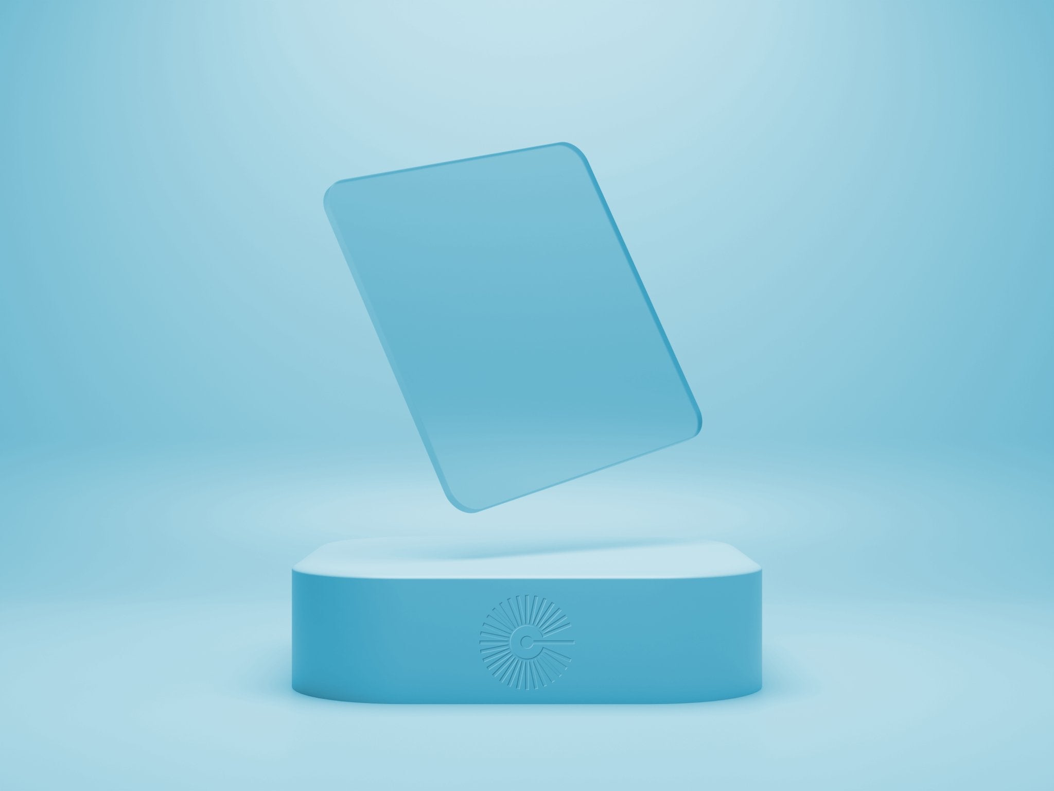 1/8" Frosted Acrylic - Blue - COHn Acrylics