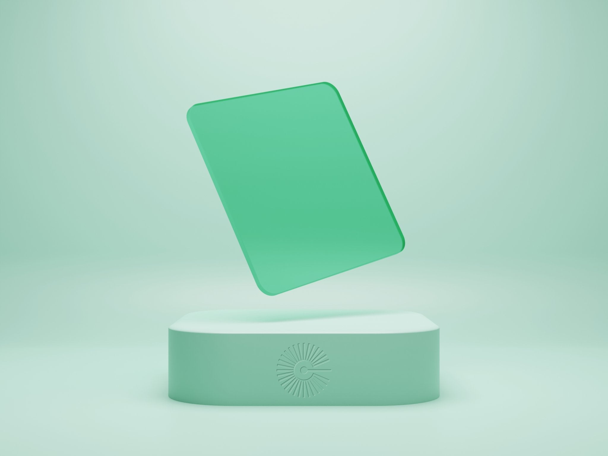 1/8" Frosted Acrylic - Green - COHn Acrylics