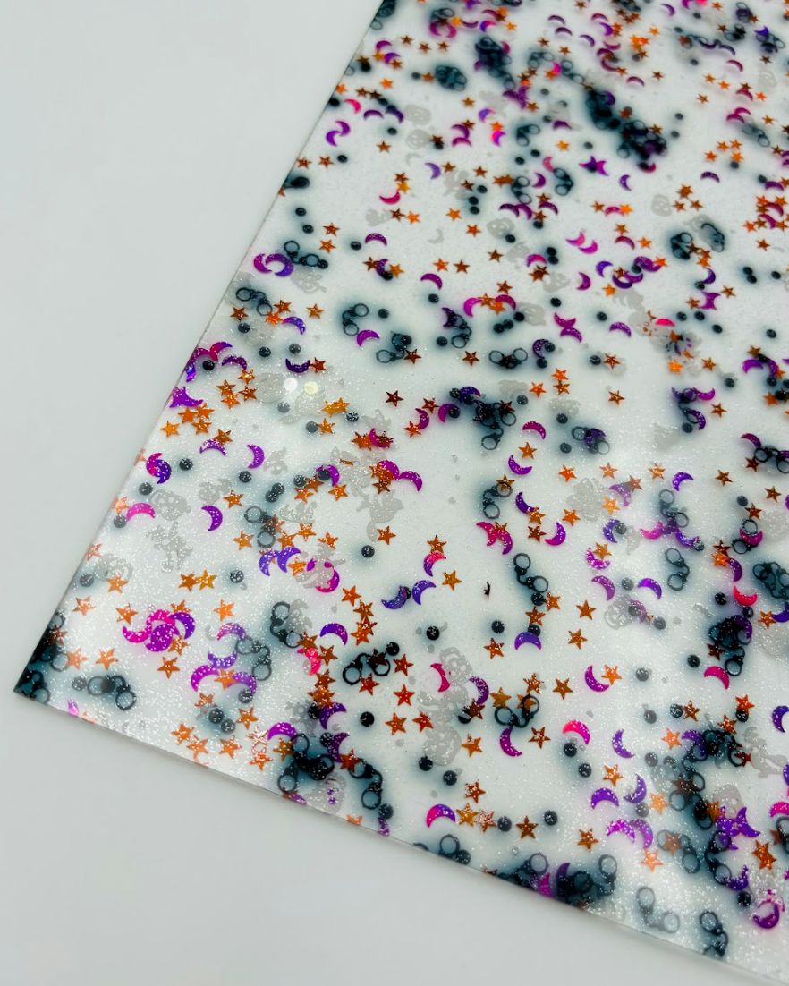 1/8" Funky Glitter Acrylic - Gothic Night