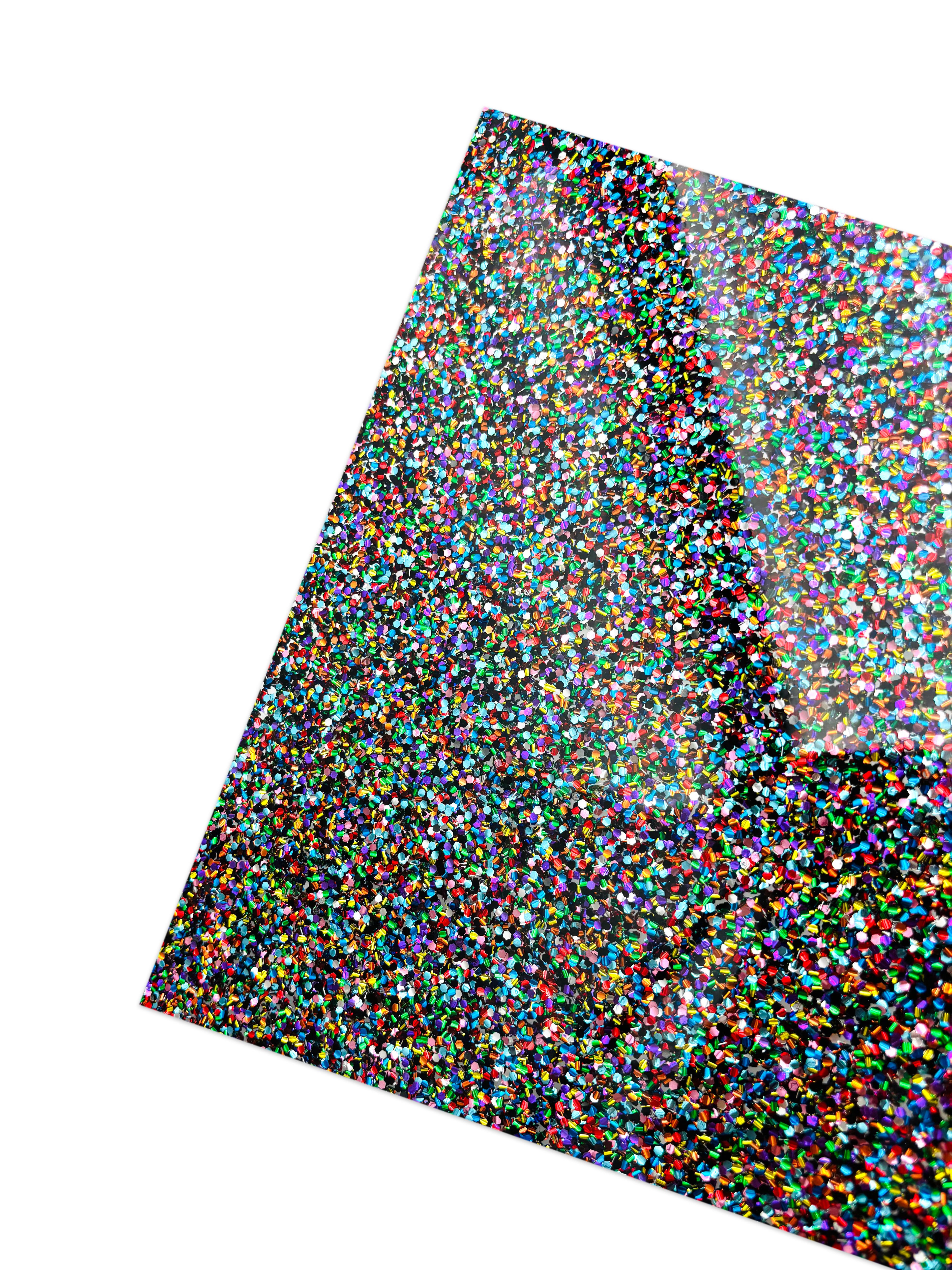1/8" Funky Glitter Acrylic - Rainbow Pop