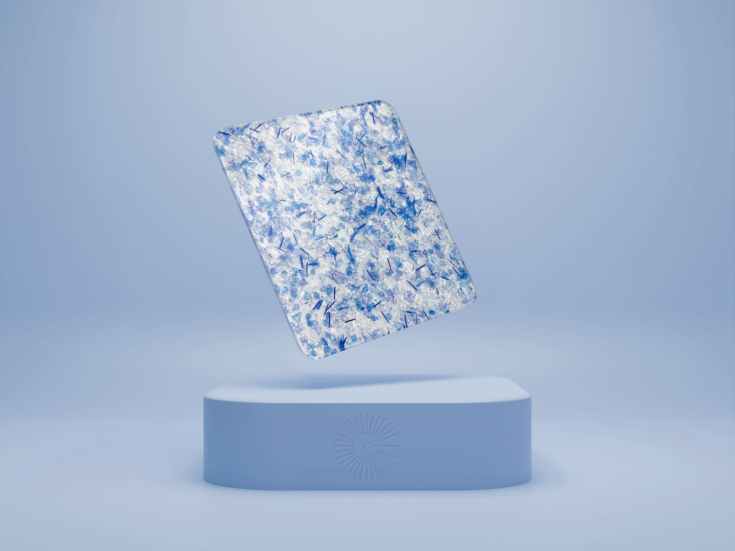 1/8" Funky Glitter Acrylic - Raindrops