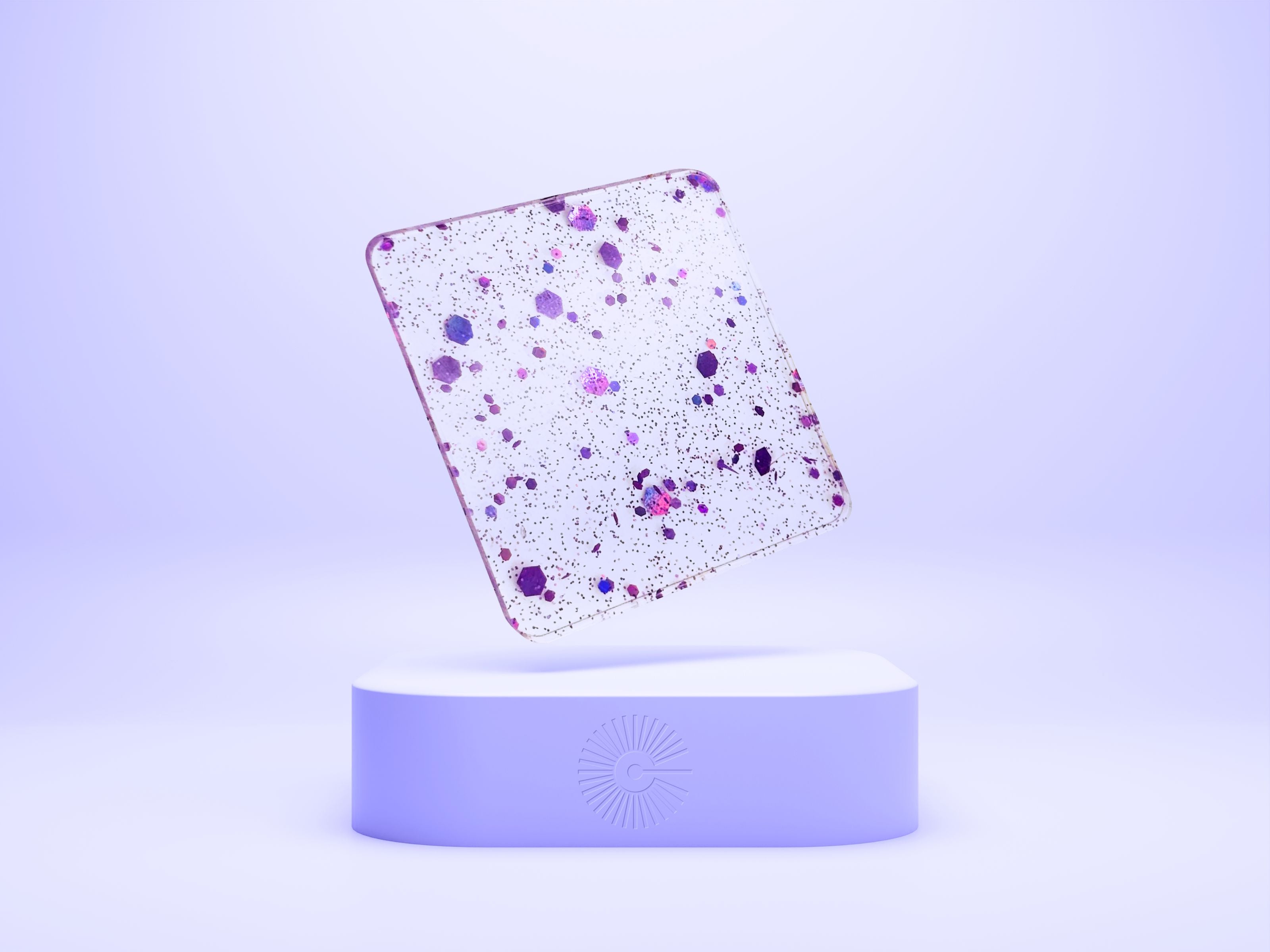 1/8" Gemstones Acrylic - Amethyst