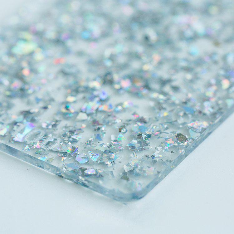 1/8" Glimmer Acrylic - Silver - COHn Acrylics
