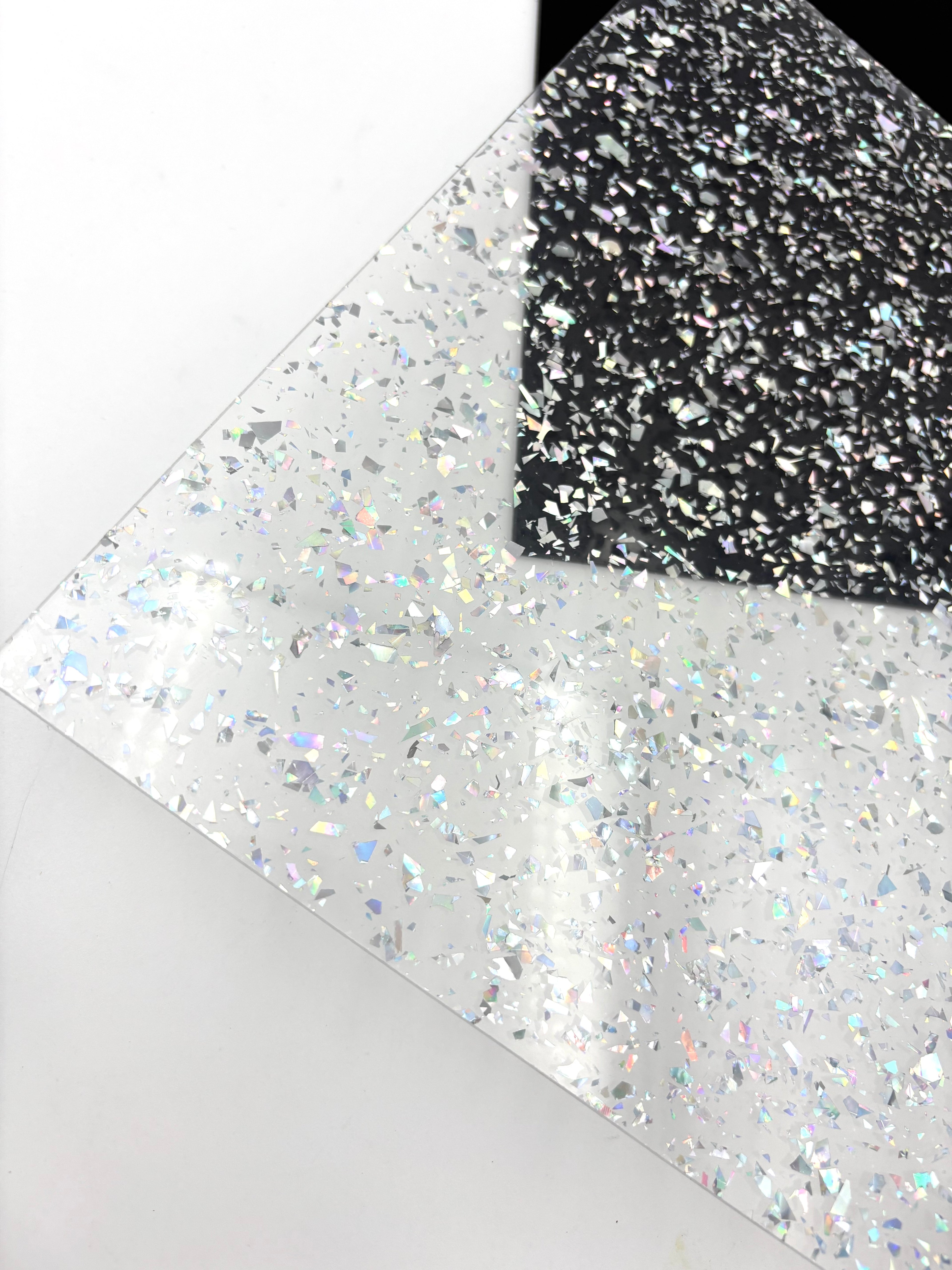 1/8" Glimmer Acrylic - Silver