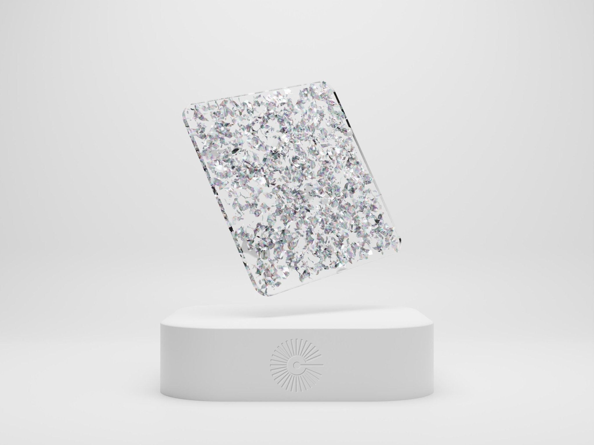 1/8" Glimmer Acrylic - Silver - COHn Acrylics