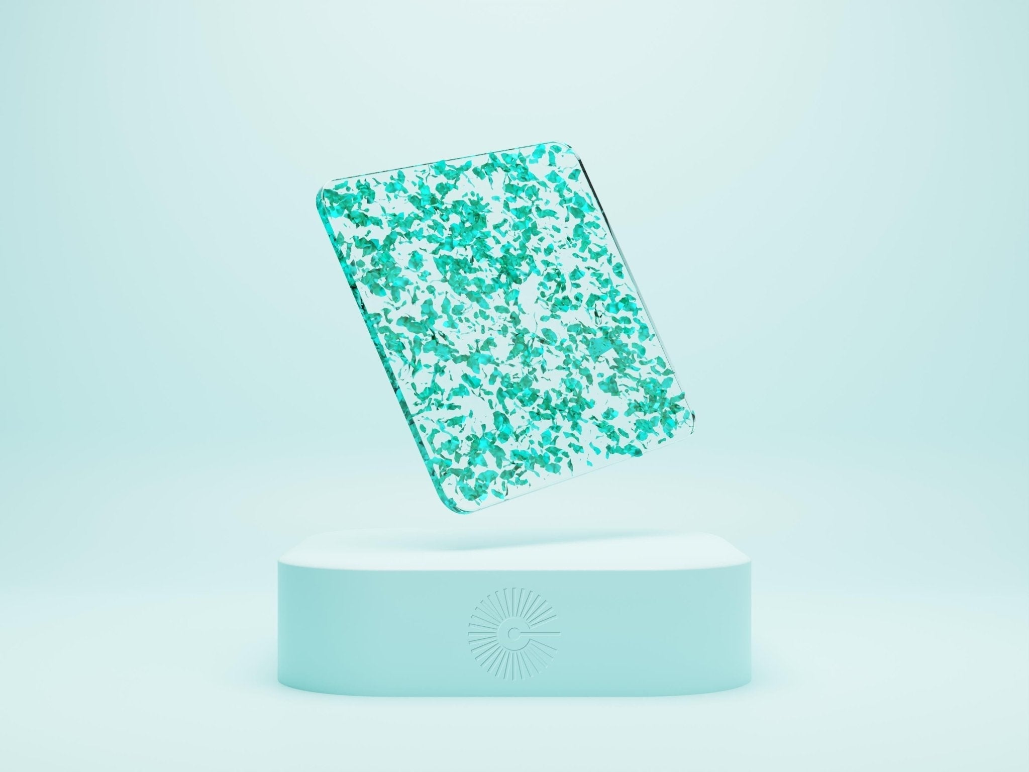 1/8" Glimmer Acrylic - Teal - COHn Acrylics