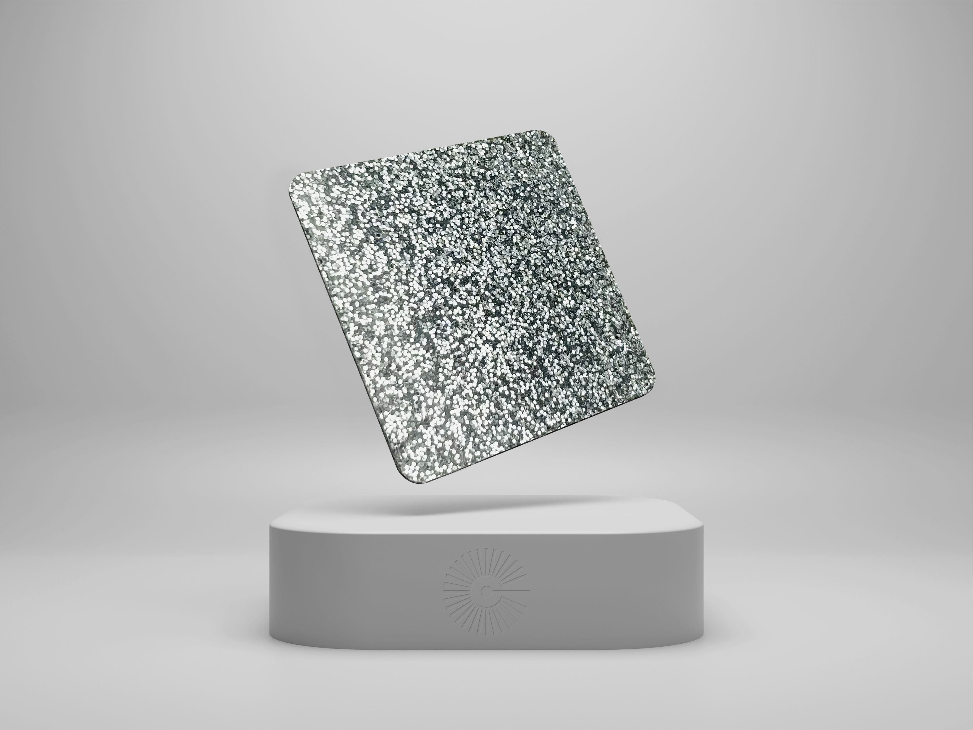 1/8" Glitter Acrylic - Silver