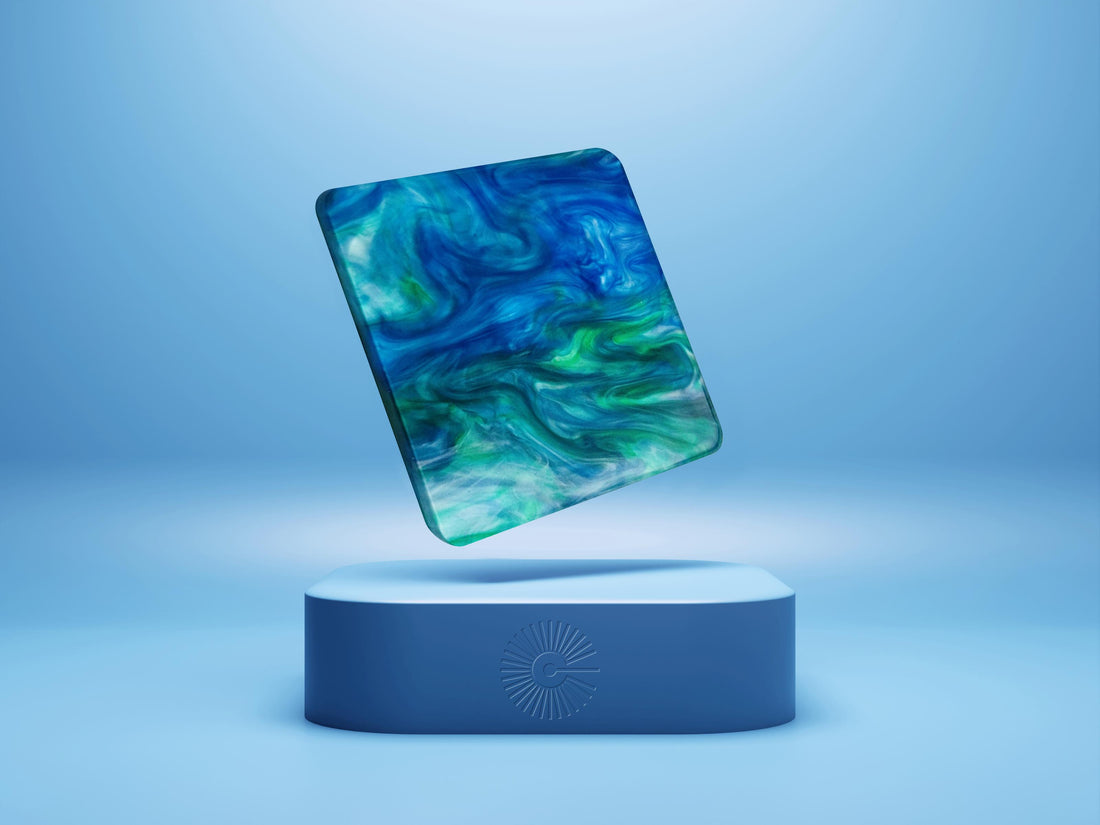 1/8" Pearl Acrylic - Blue Planet