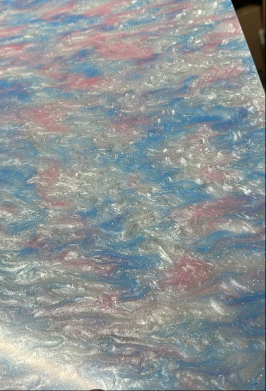 1/8" Pearl Acrylic - Cotton Candy