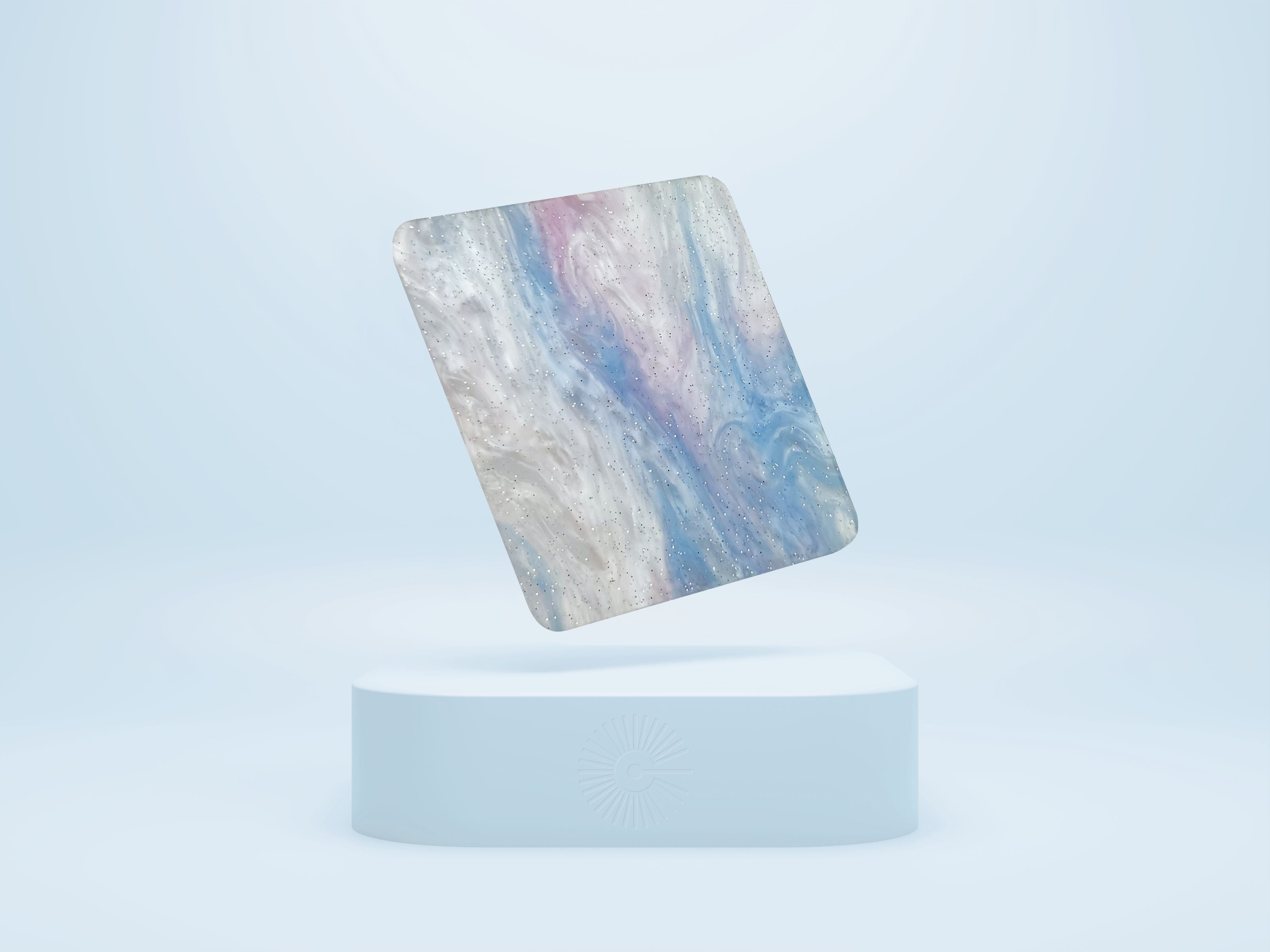 1/8" Pearl Acrylic - Cotton Candy