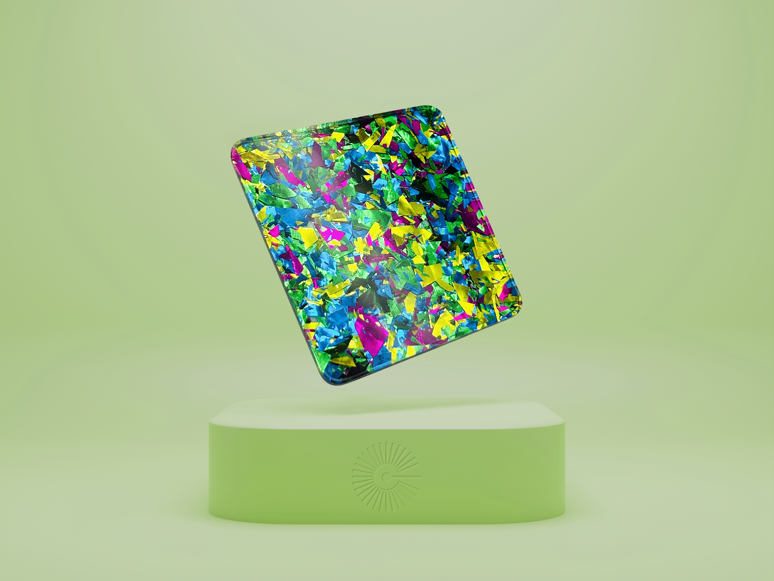 1/8" Kaleidos Acrylic - Azure Mosaic