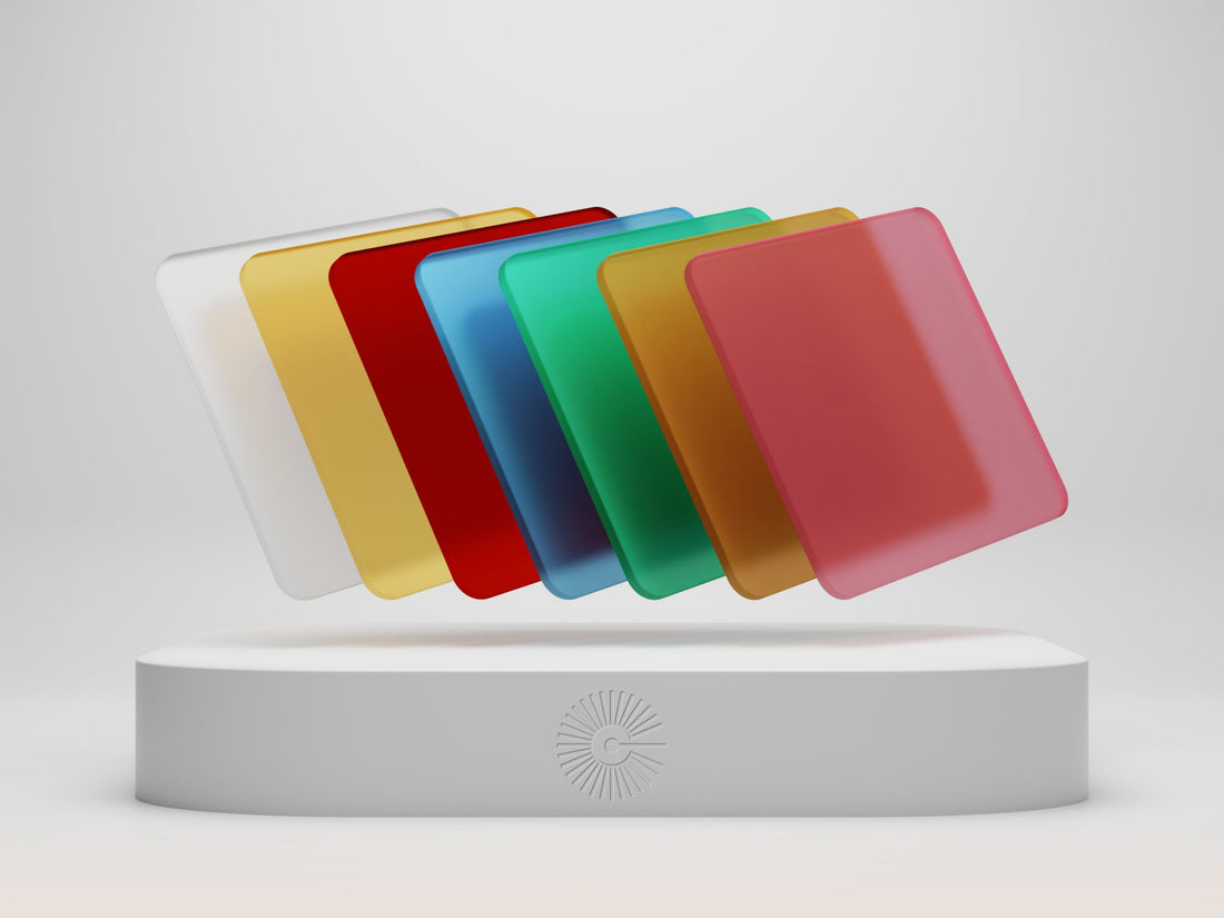 2"x2" Sample Bundle - (x7) Frosted Acrylics - COHn Acrylics