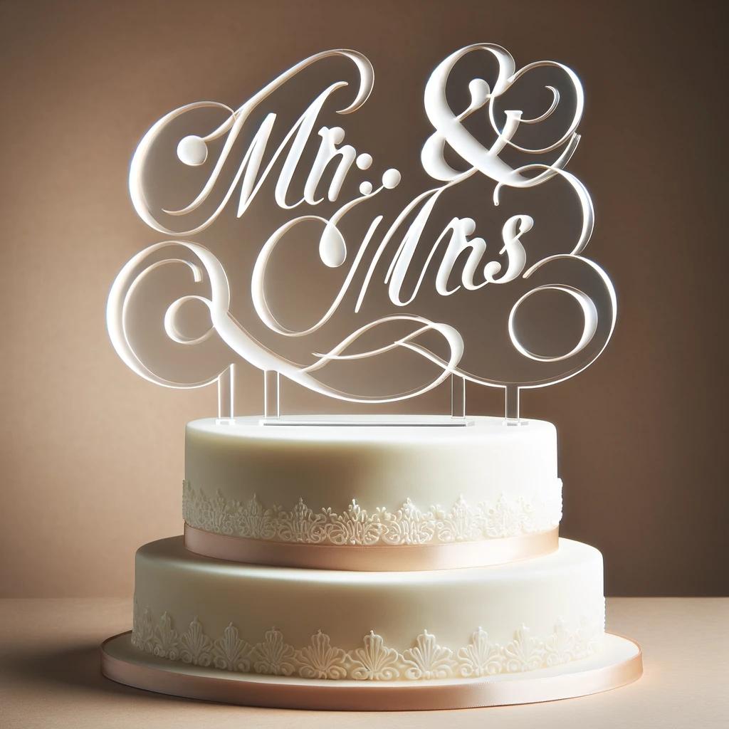 DIY Acrylic Cake Toppers: Tips and Tricks for Creating Your Own