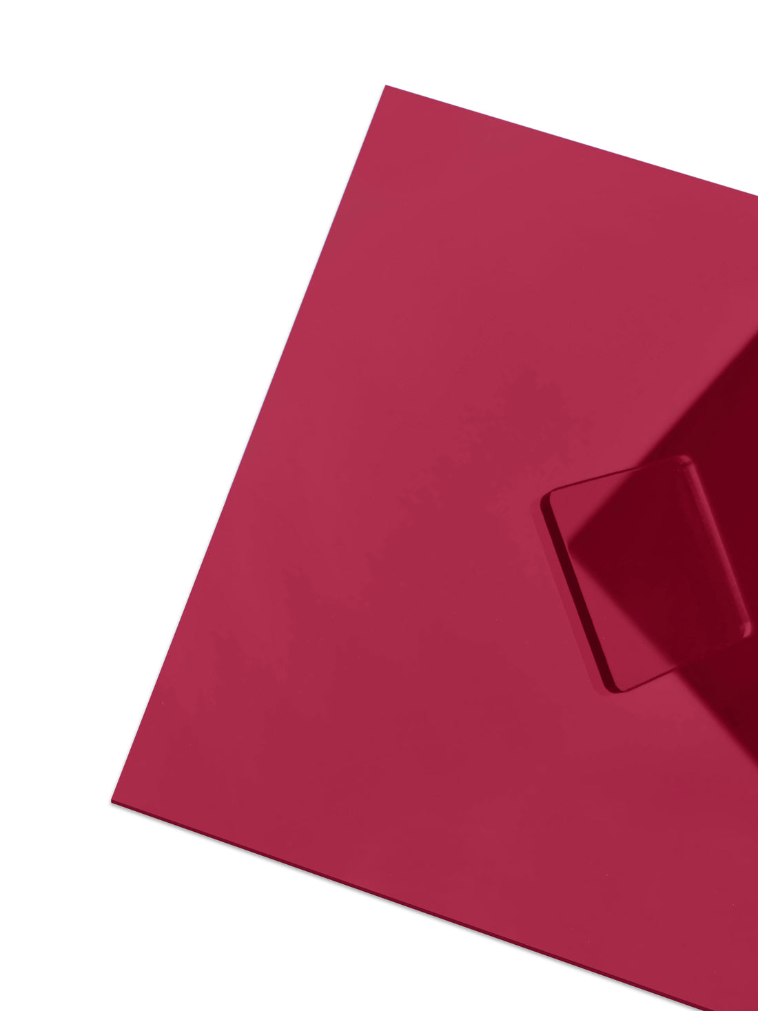 1/8” Clear Colour Acrylic - Burgundy