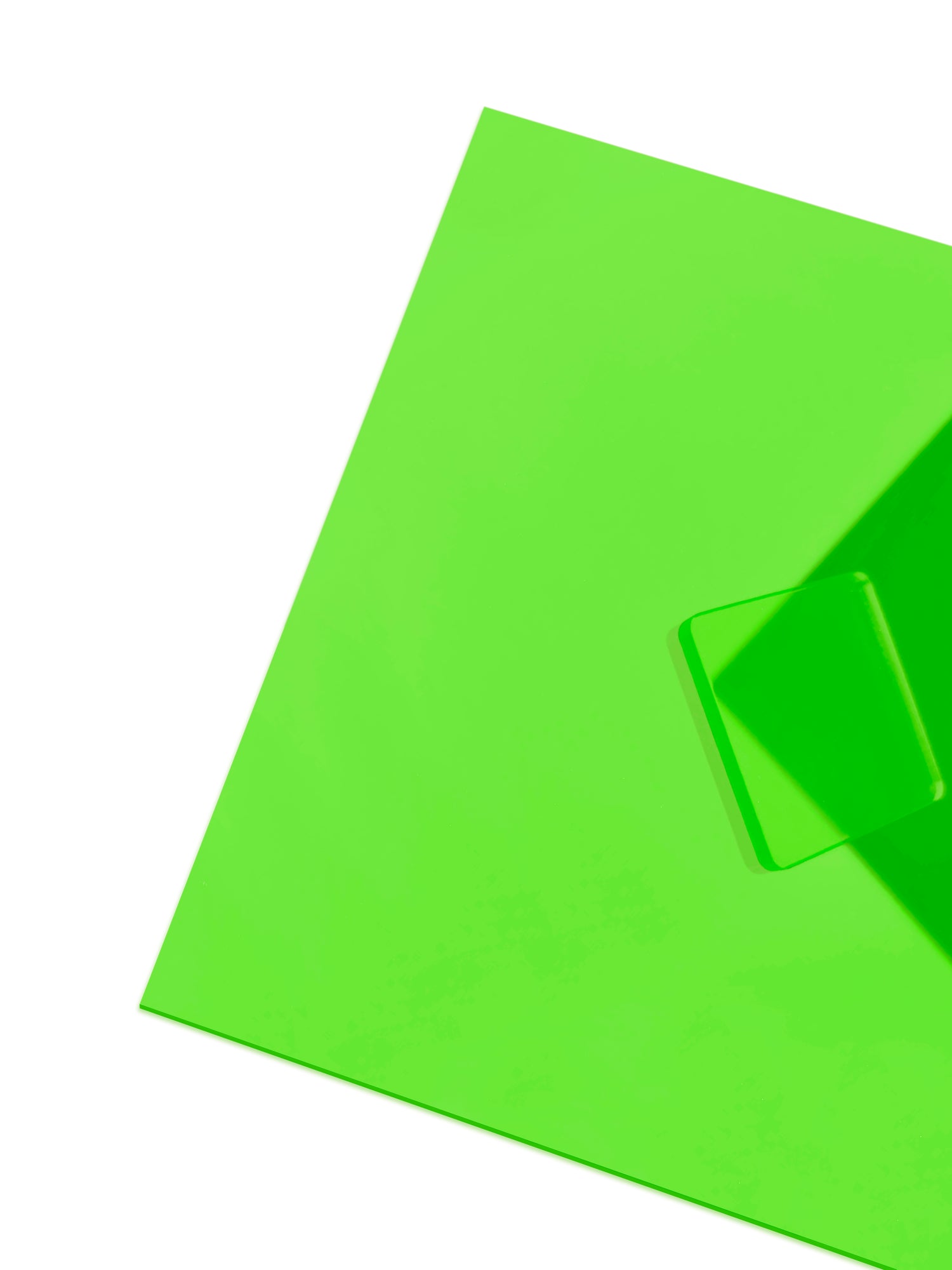 1/8” Clear Colour Acrylic - Neon Green