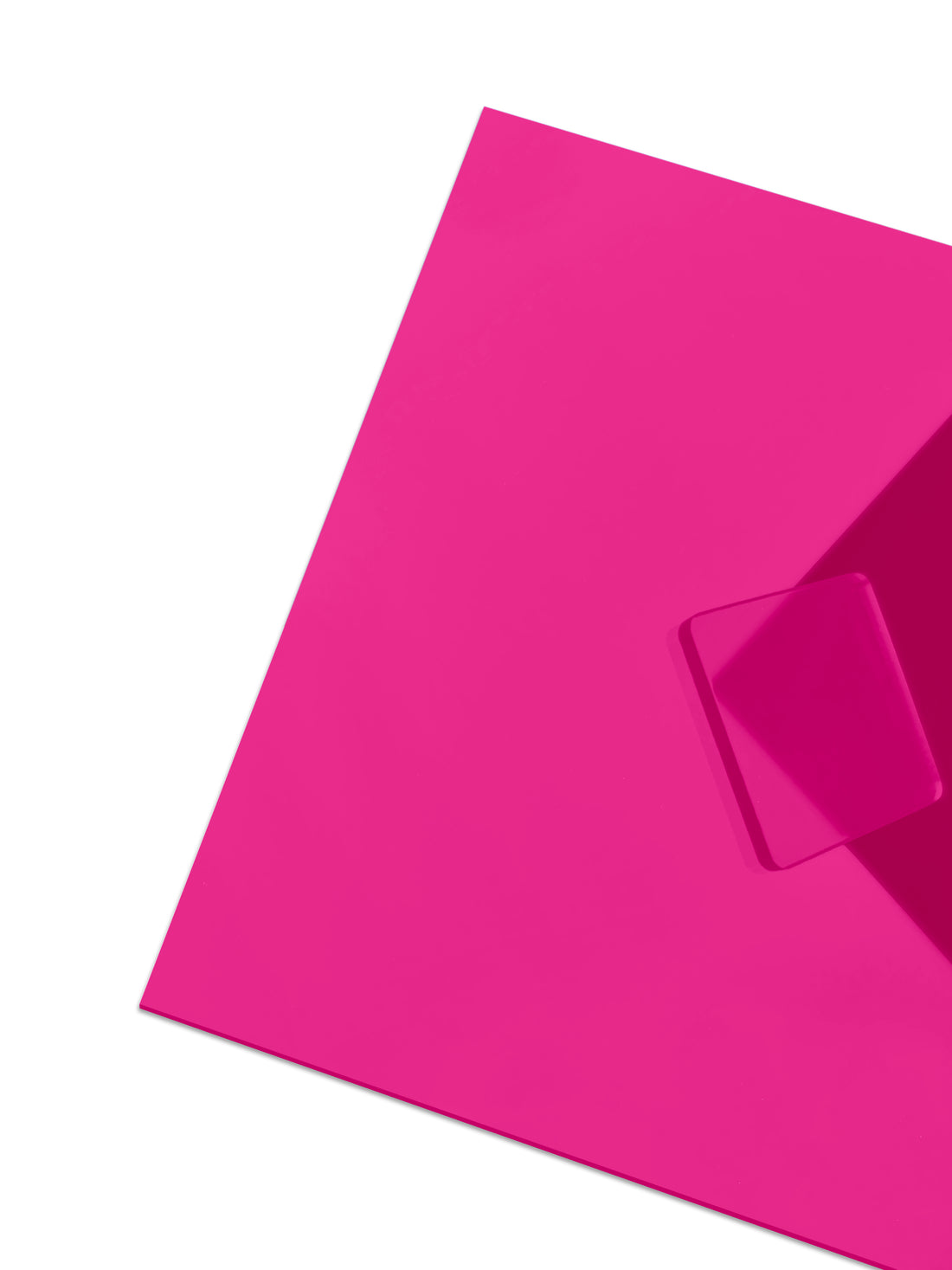 1/8” Clear Colour Acrylic - Neon Pink