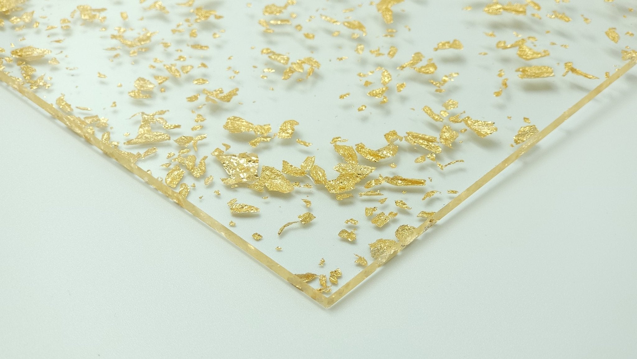 1/8&quot; Flakes Acrylic - Gold - COHn Acrylics