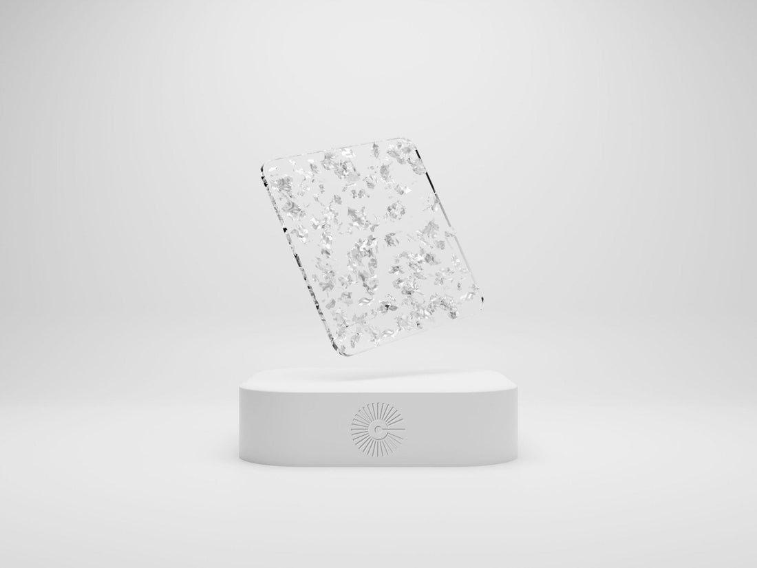 1/8&quot; Flakes Acrylic - Silver - COHn Acrylics
