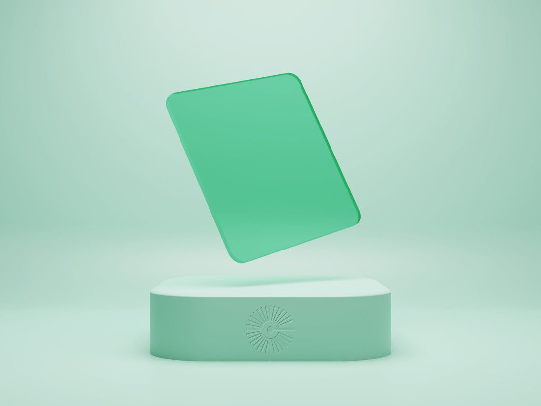 1/8" Frosted Acrylic - Green - COHn Acrylics