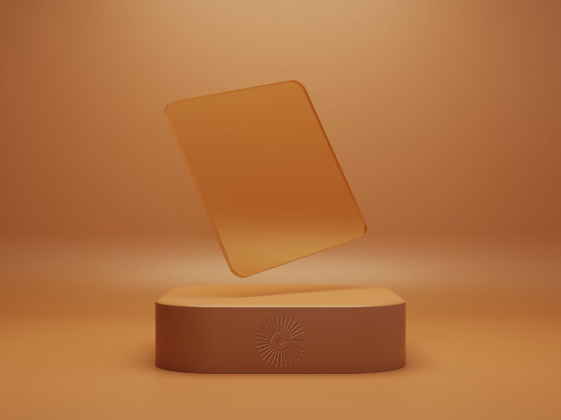 1/8" Frosted Acrylic - Orange - COHn Acrylics