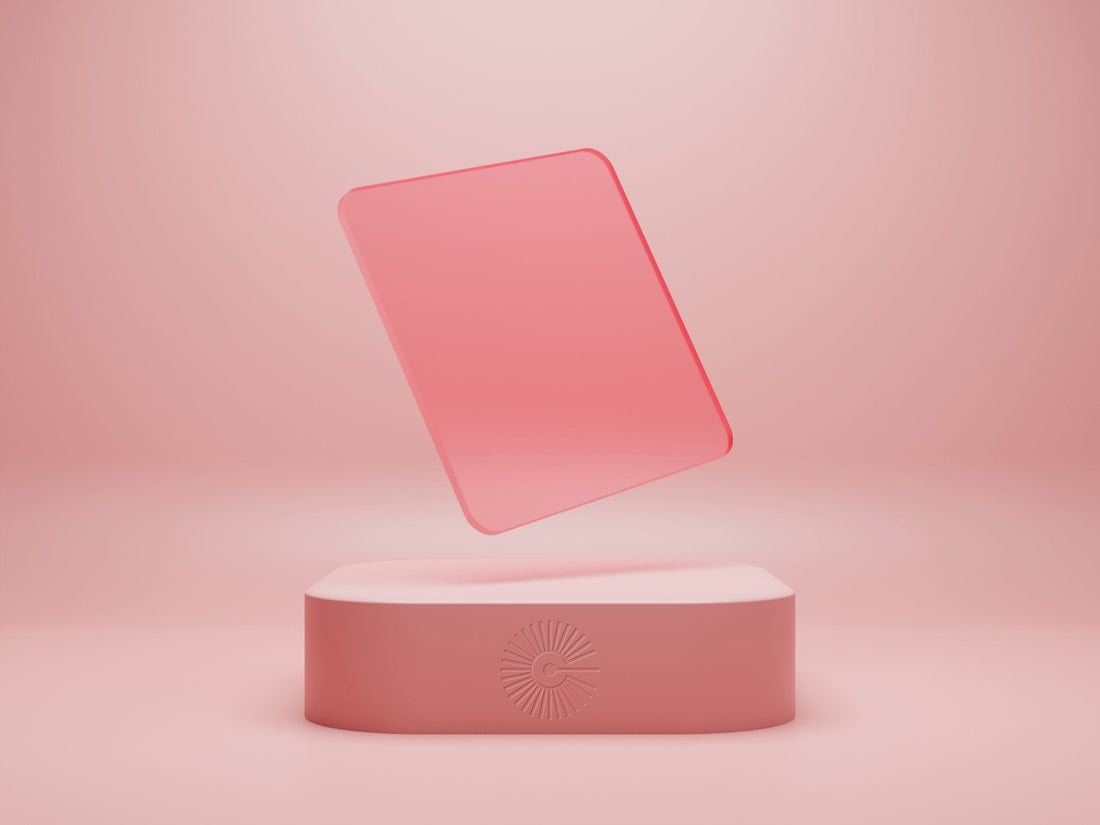 1/8" Frosted Acrylic - Pink - COHn Acrylics