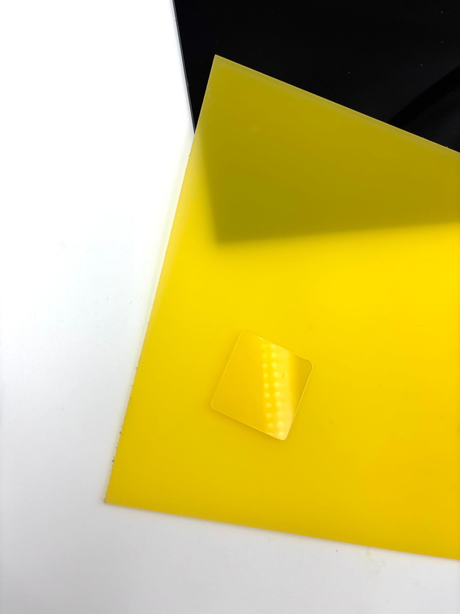 1/8" Frosted Acrylic - Yellow