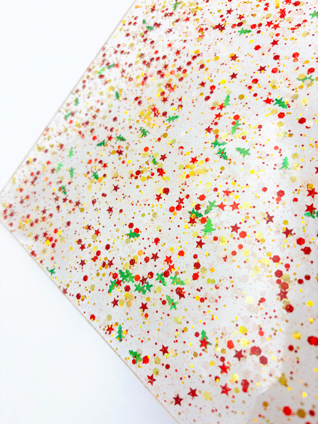 1/8" Funky Glitter Acrylic - Holiday Spirit