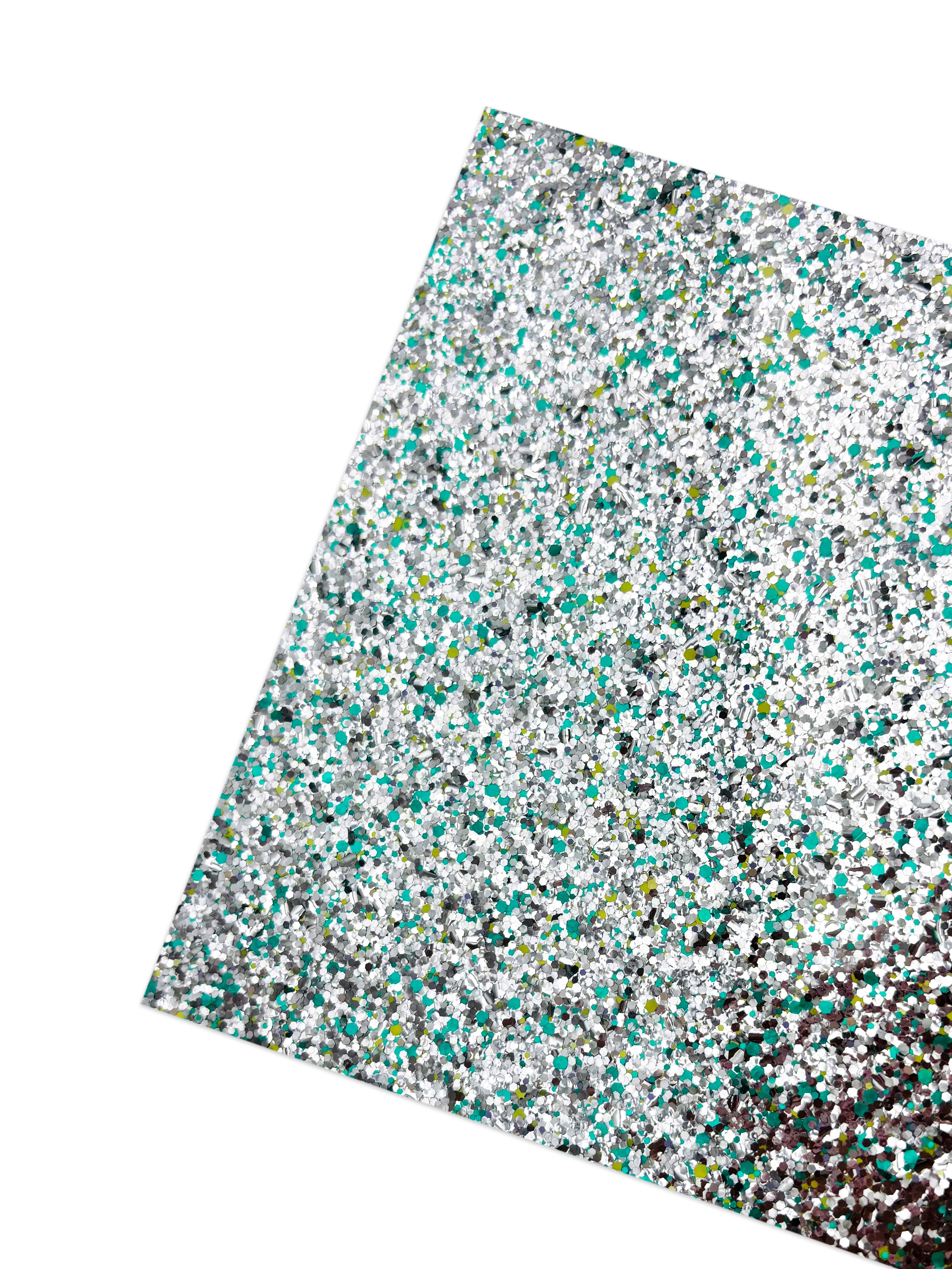1/8" Funky Glitter Acrylic - Midnight Fireworks