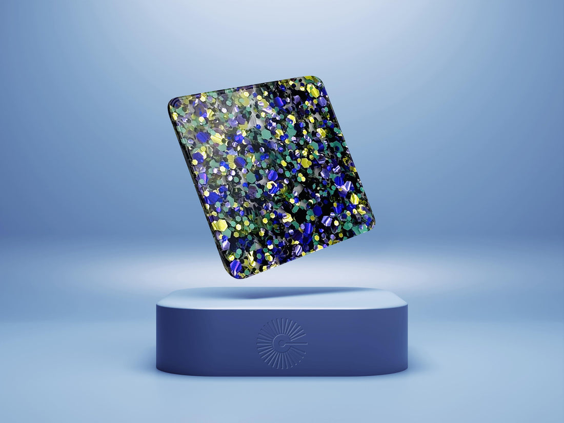 1/8" Funky Glitter Acrylic - Witchy Stardust