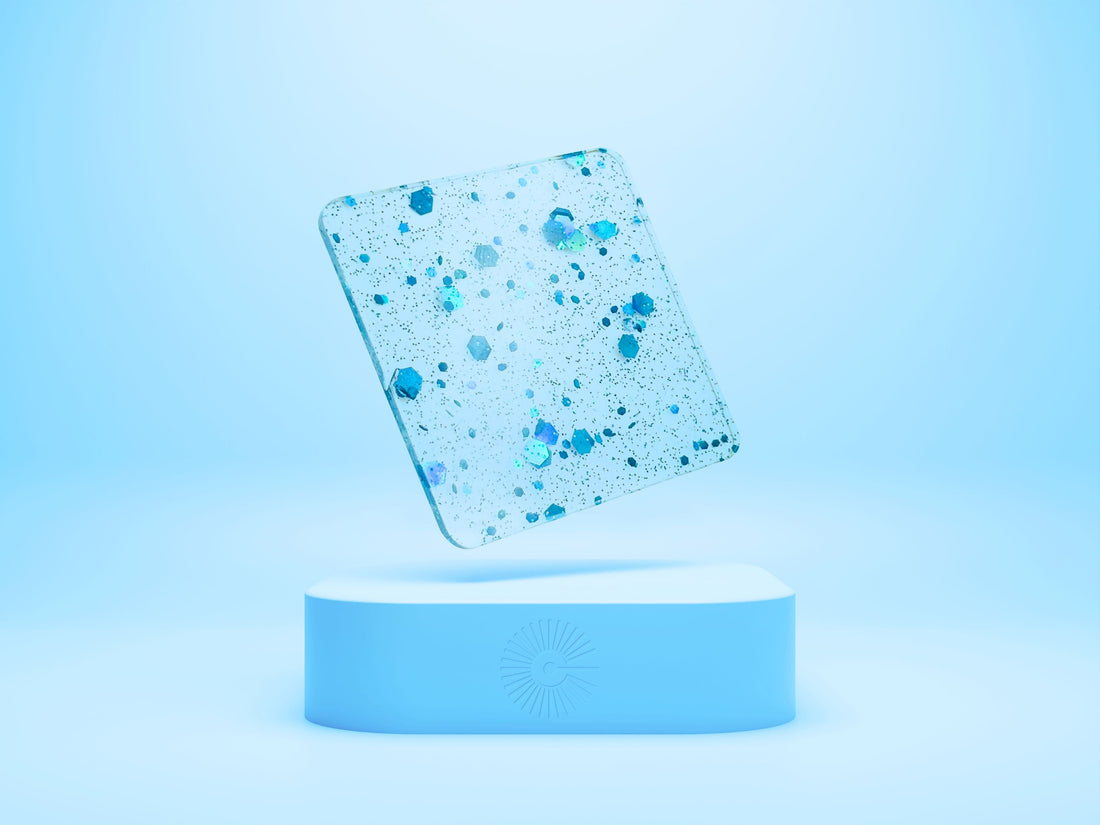 1/8" Gemstones Acrylic - Blue Topaz (to be discontinued)