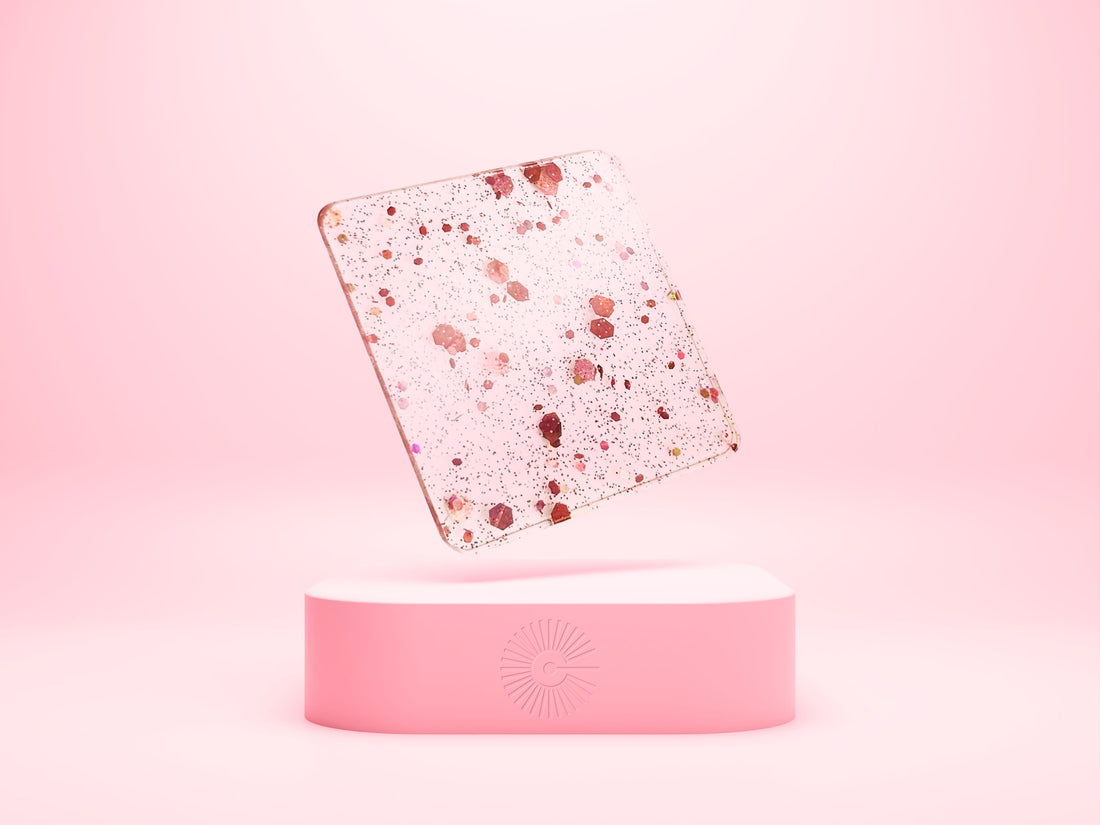 1/8" Gemstones Acrylic - Rose Quartz