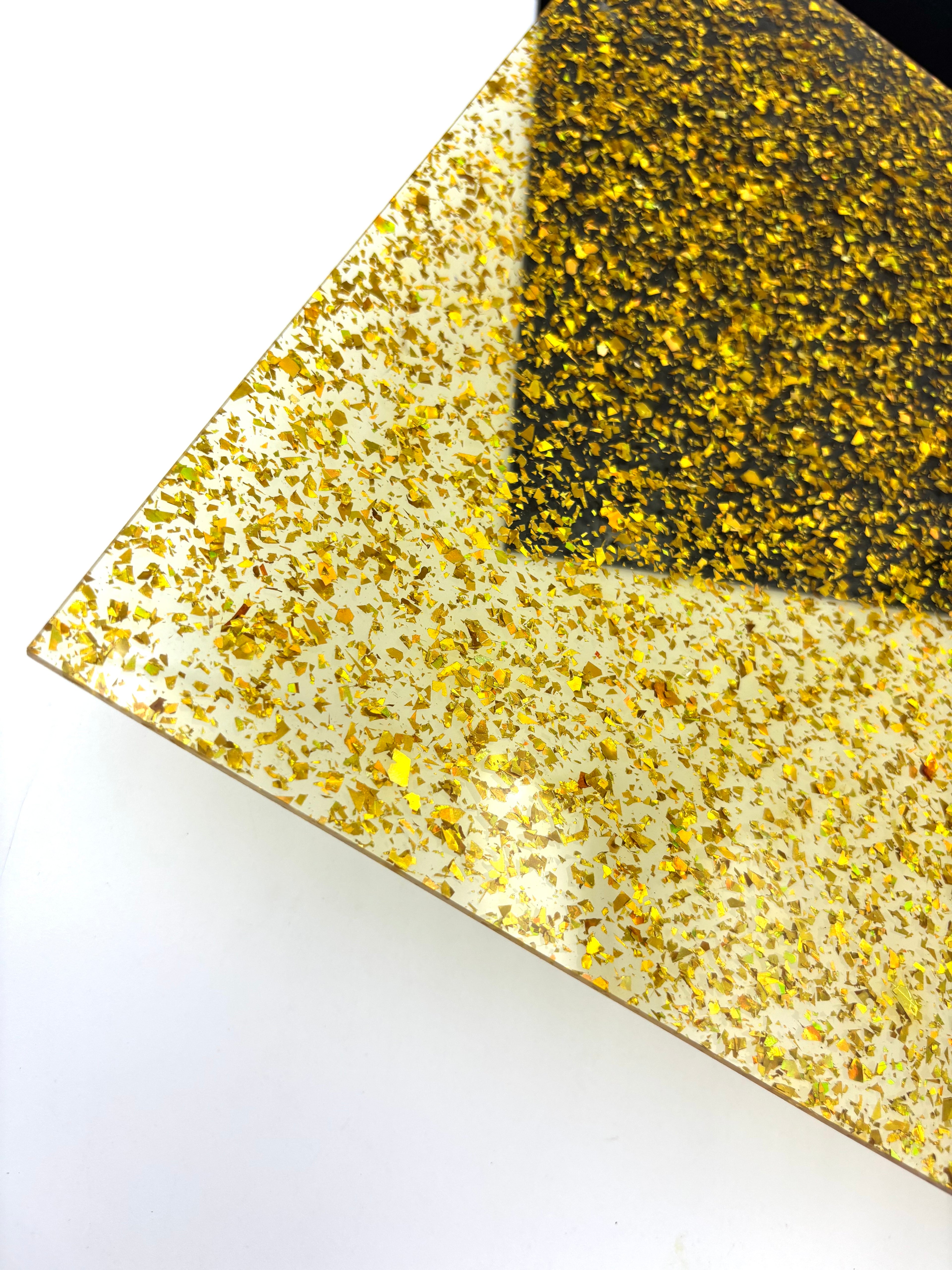 1/8” Glimmer Acrylic - Gold