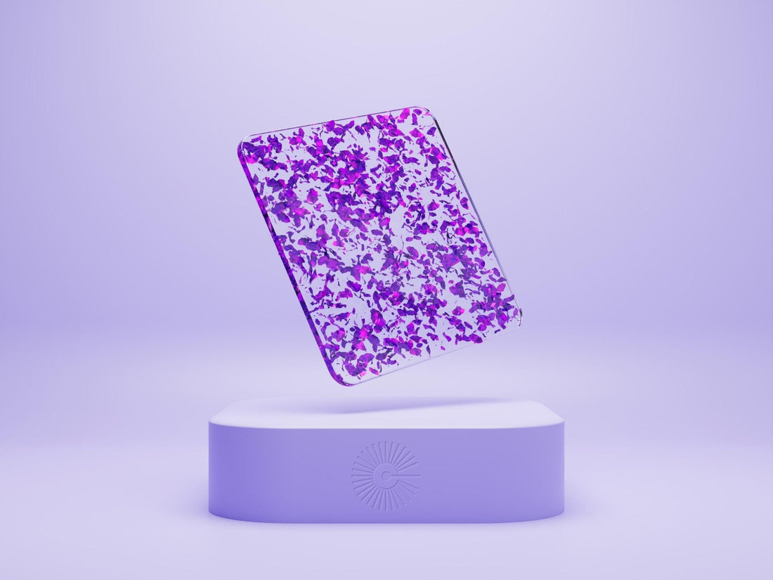 1/8” Glimmer Acrylic - Lavender - COHn Acrylics