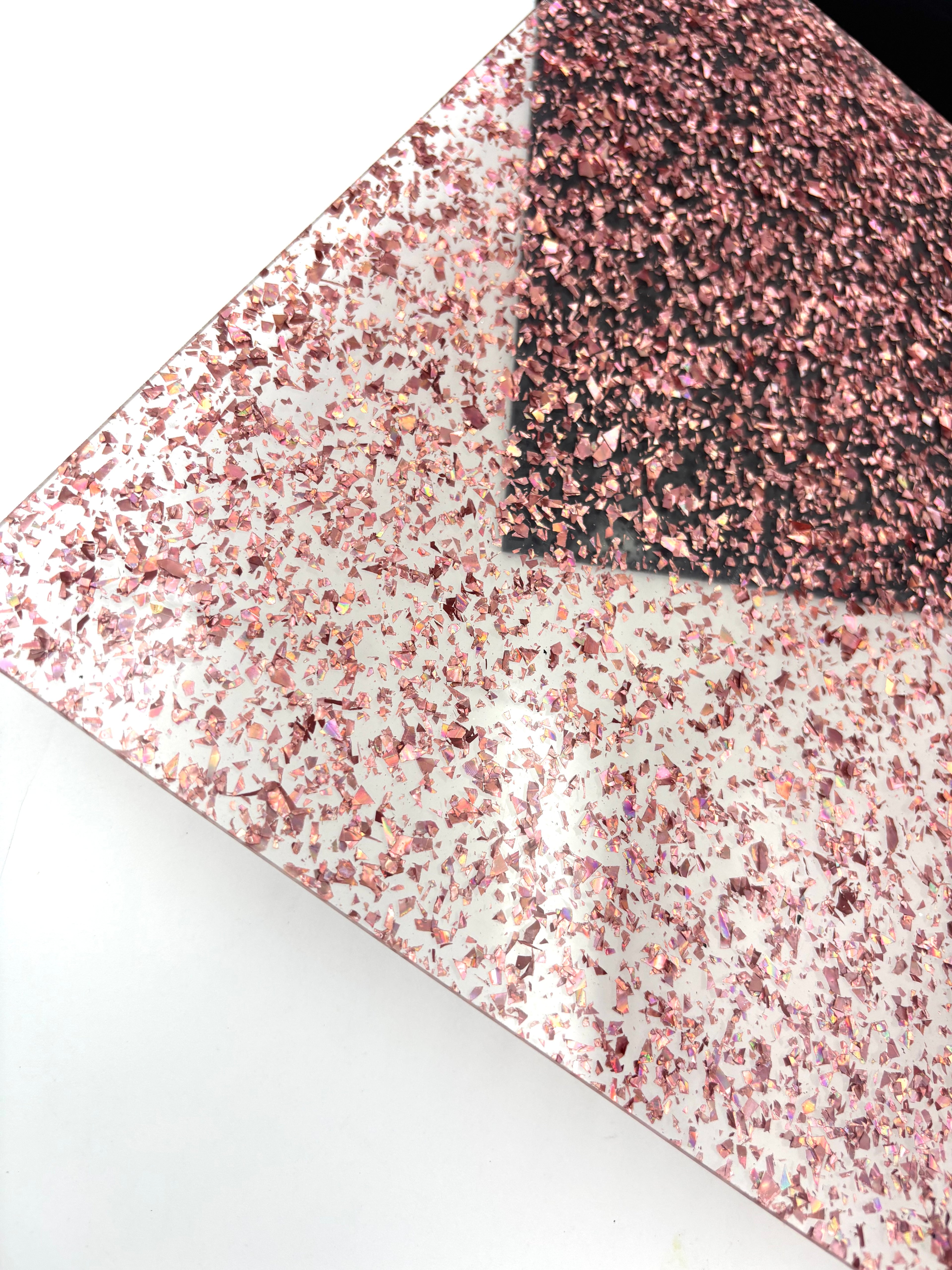 1/8" Glimmer Acrylic - Rose Gold