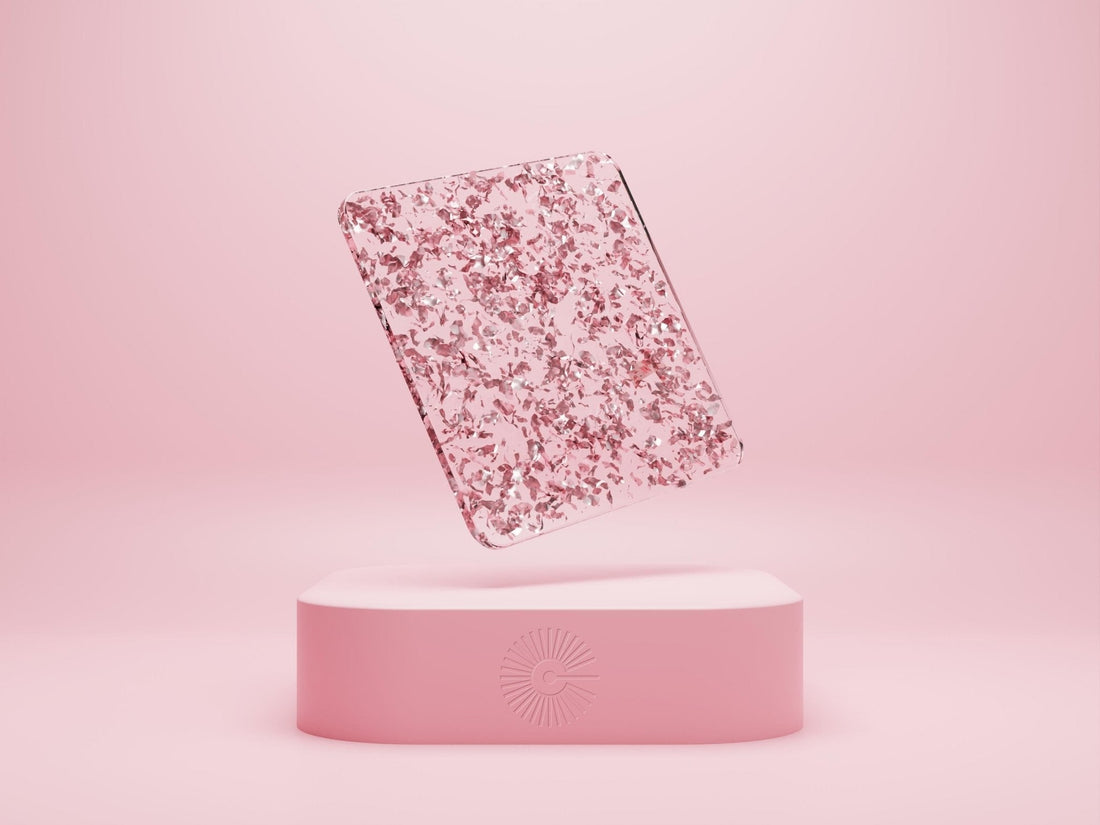 1/8" Glimmer Acrylic - Rose Gold