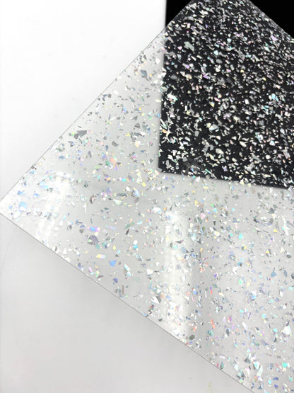 1/8" Glimmer Acrylic - Silver