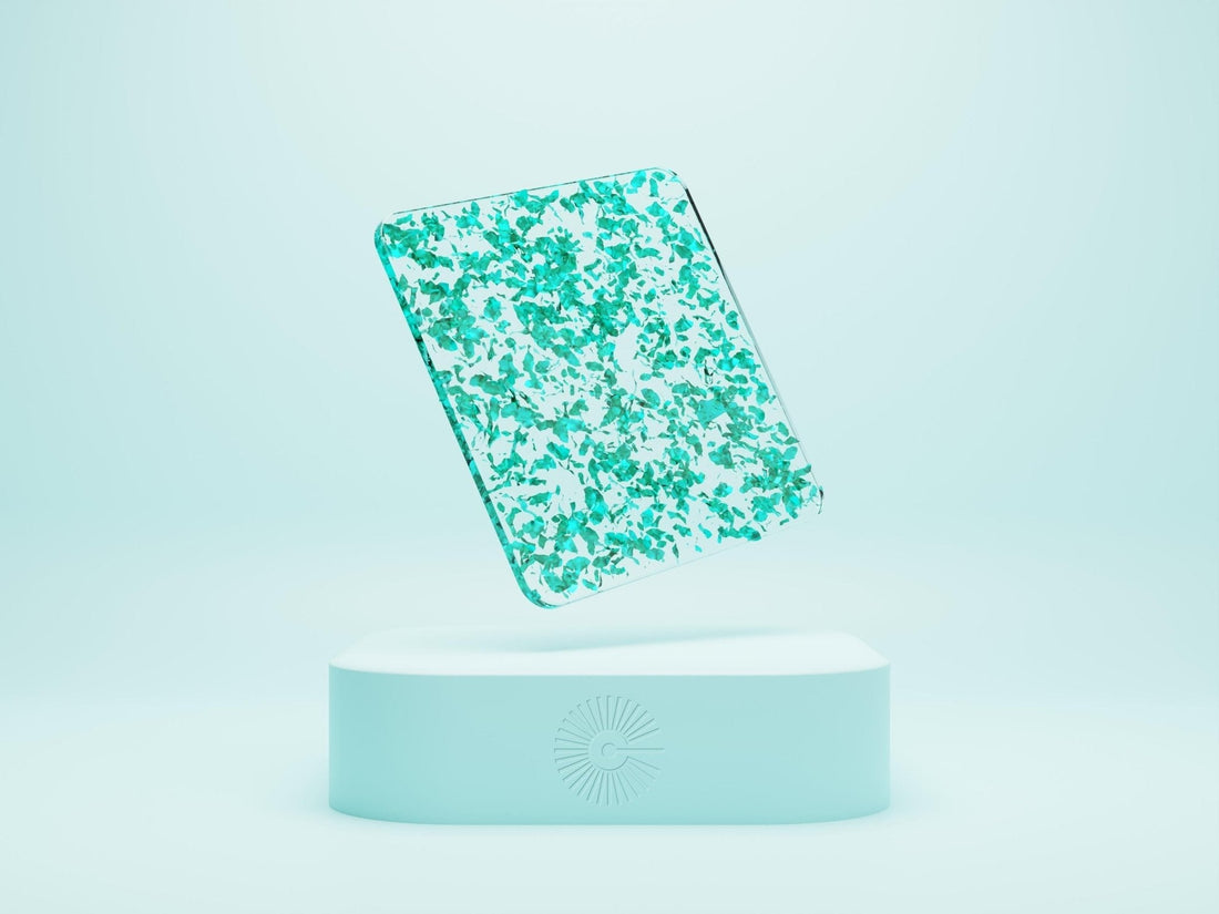 1/8" Glimmer Acrylic - Teal - COHn Acrylics