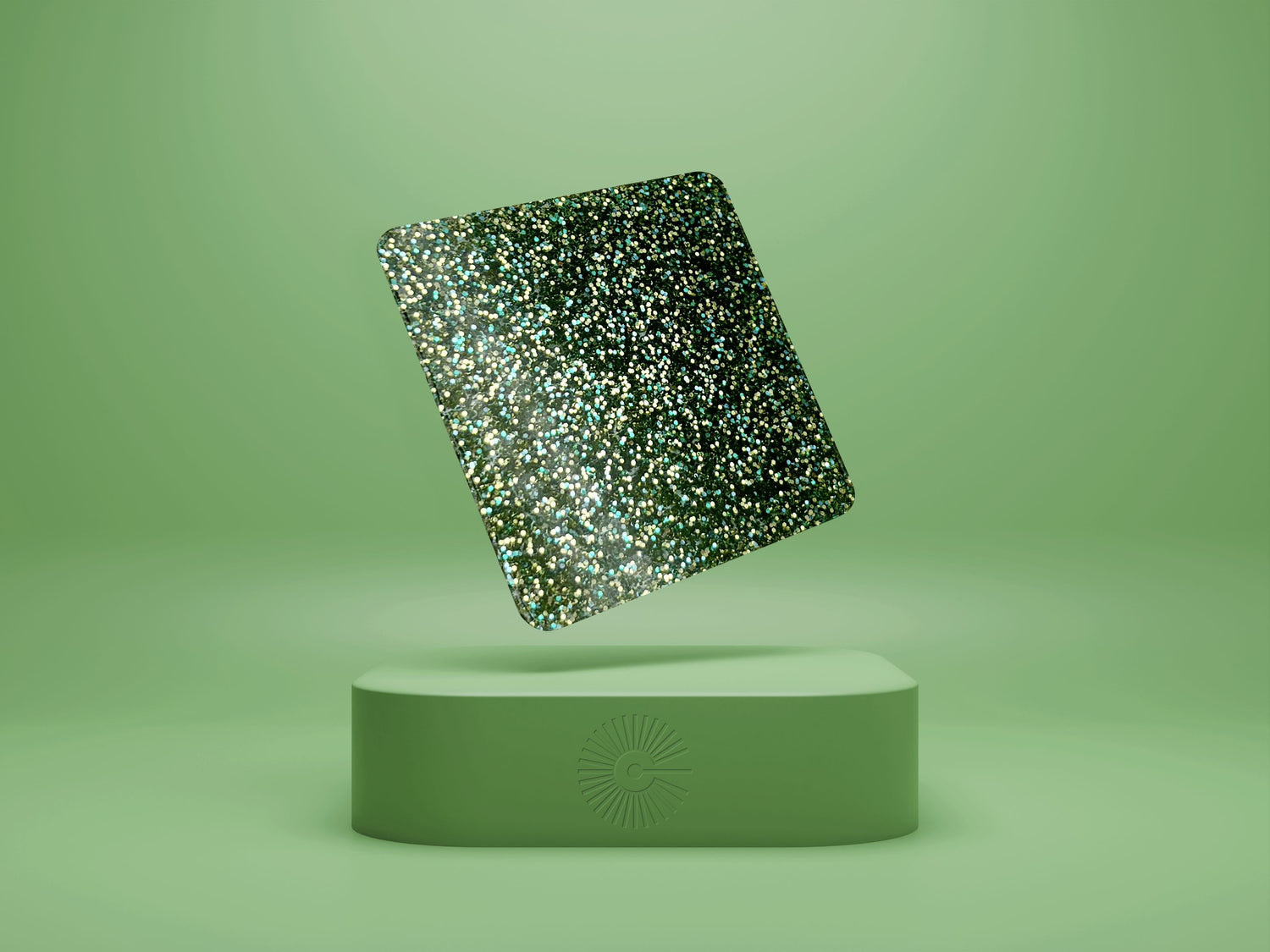 1/8” Glitter Acrylic - Emerald