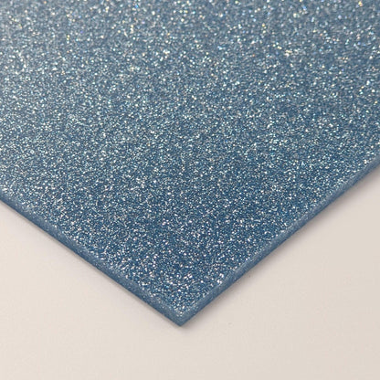 1/8” Glitter Acrylic - Ice Blue - COHn Acrylics