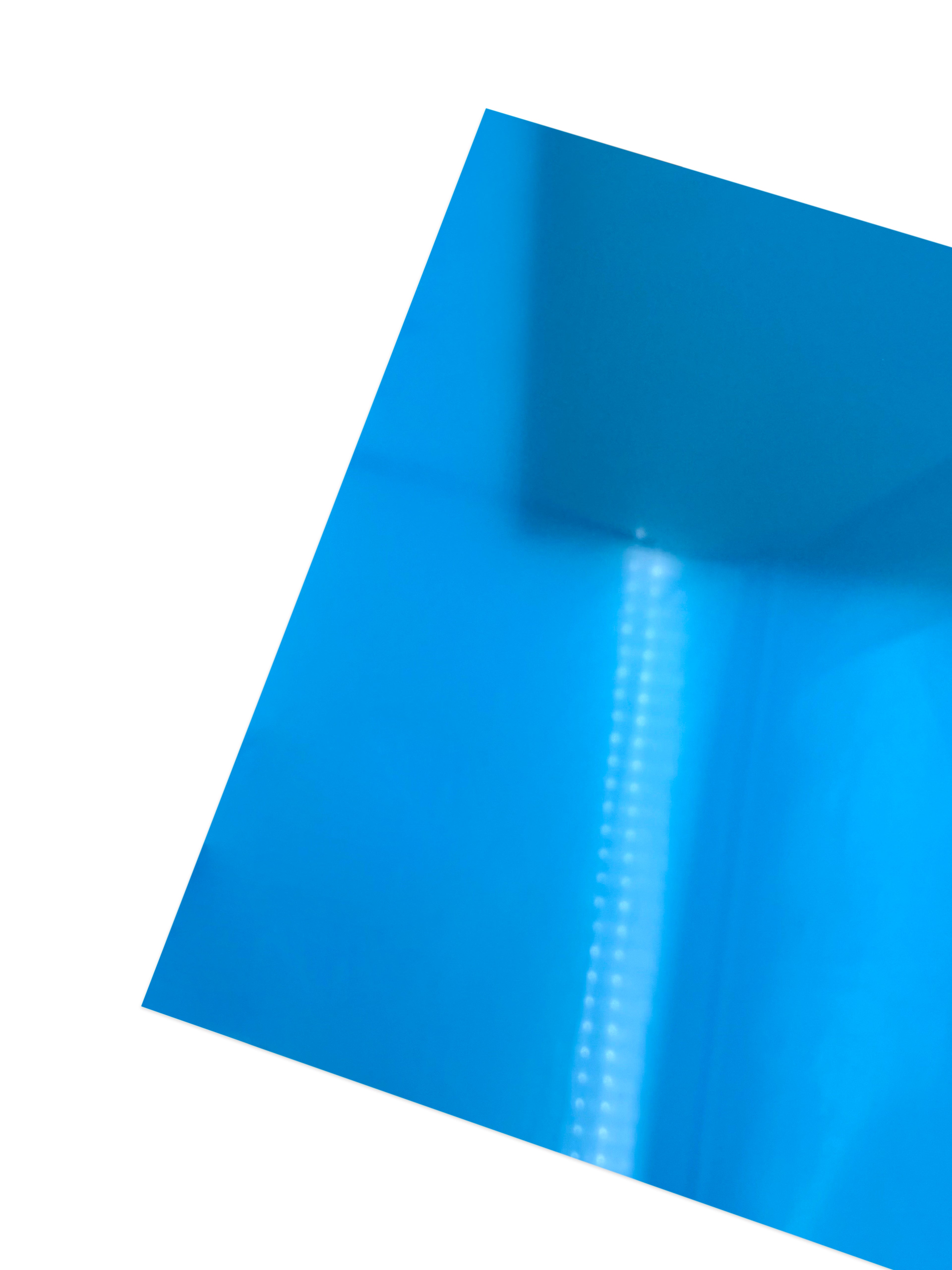 1/8" Glow in the Dark Acrylic - Comet (blue glow)