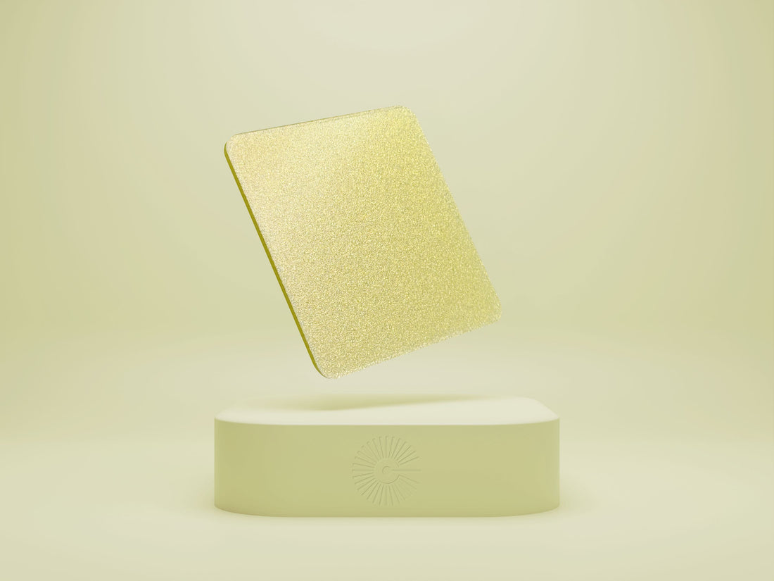 1/8" Iridescent Shimmer Acrylic - Light Yellow