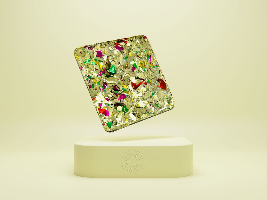 1/8" Kaleidos Acrylic - Golden Gleam