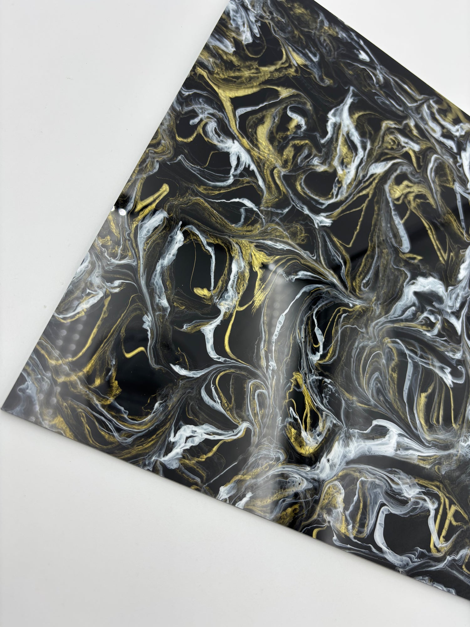 1/8&quot; Pattern Acrylic - Black Jasper
